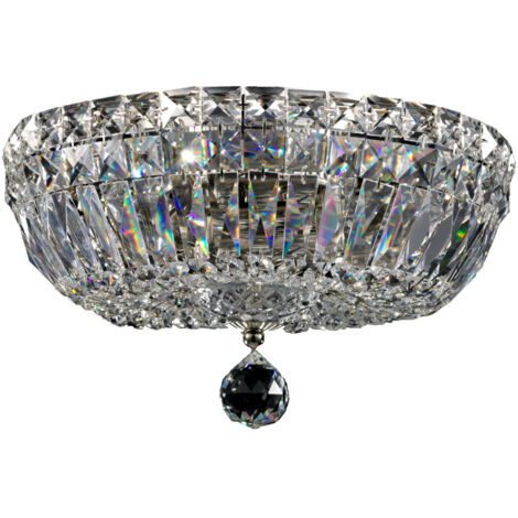 Lampadario Basfor cristallo nichel 3xE14 Maytoni DIA100