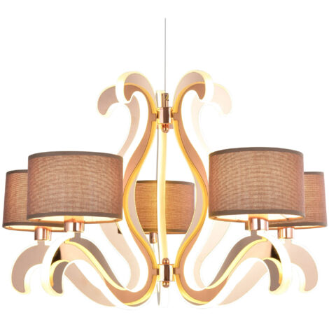 Lampadario Candellux Ambrosia 35-33918 LED E14 rame