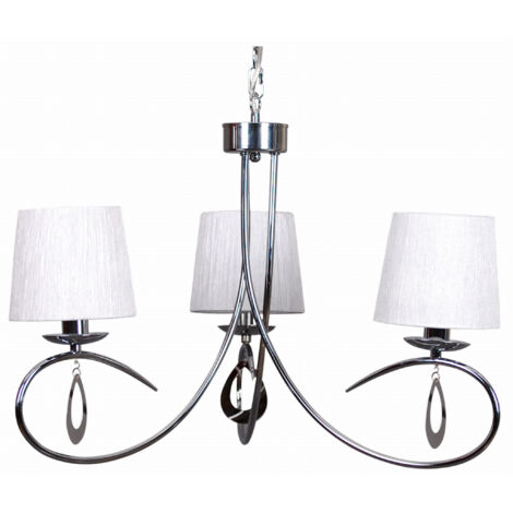 Lampadario Candellux Arnika 33-21663 cromo bianco 3xE14