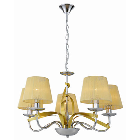 Lampadario Candellux Diva 35-55064 cromo 5xE14 catena