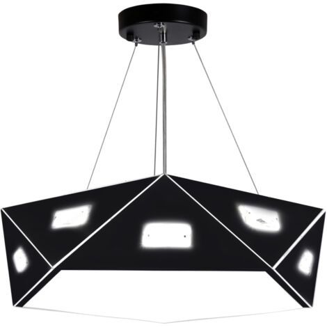 Lampadario Candellux Nemezis 31-59130 nero con cristalli 3xG9