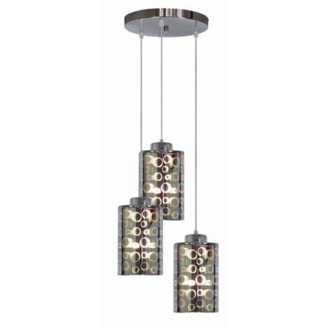 Lampadario Candellux Nocturno 33-57747 3xE27 cromo