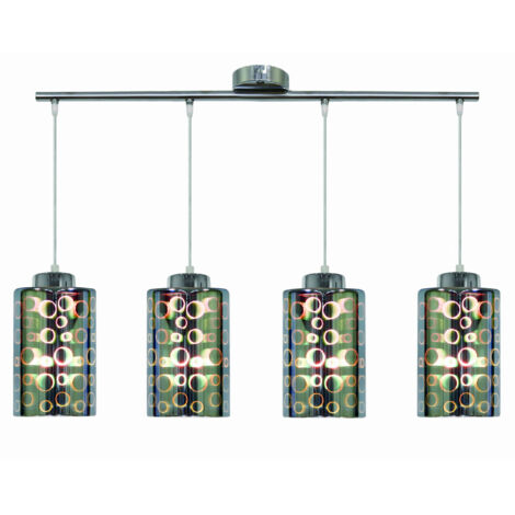 Lampadario Candellux Nocturno 34-57723 4xE27 cromo