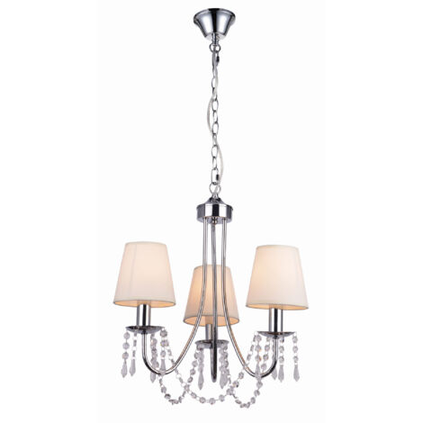 Lampadario Candellux RUTI 33-58713 3xE14 cromo cristalli