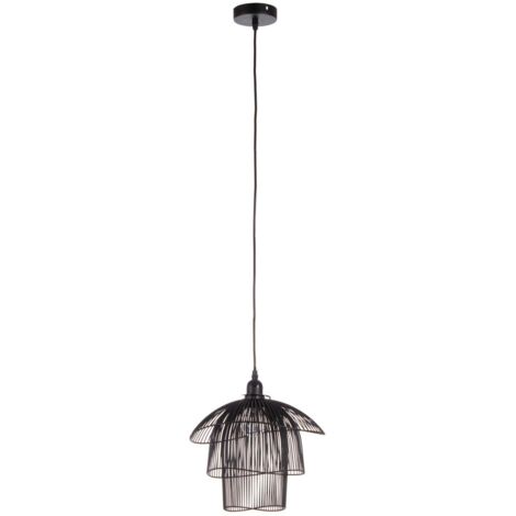 Lampadario "Ciad" in metallo 30x29 -Bianco