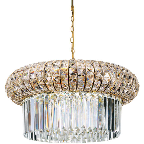 Lampadario Classico Nabucco Metallo Oro 12 Luci E14