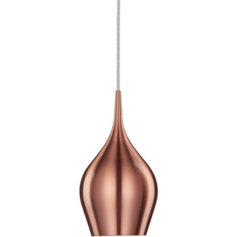 Lampadario Contemporaneo Vibrante Alluminio Rosa 1 Luce E14