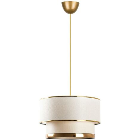 Lampadario Portalampada 1MT Vintage E27 Ф300mm - Mod VT-7777-Oro