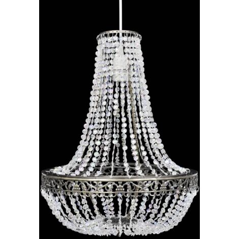 Lampadario da Soffitto con Paralume in Cristallo Luce Lampada Pendente Lampadario Elegante Moderno Arredi per Interni Casa Modelli Diversi