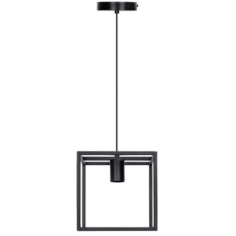 Lampadario da soffitto Open Cube Nero 1 x E27 Aigostar