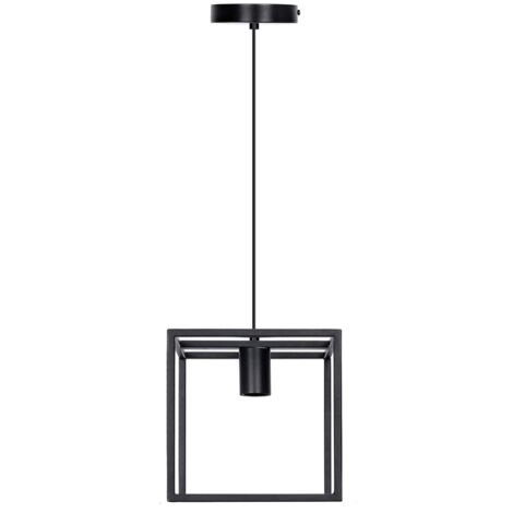 Lampadario da soffitto Open Cube Nero 1 x E27 Aigostar