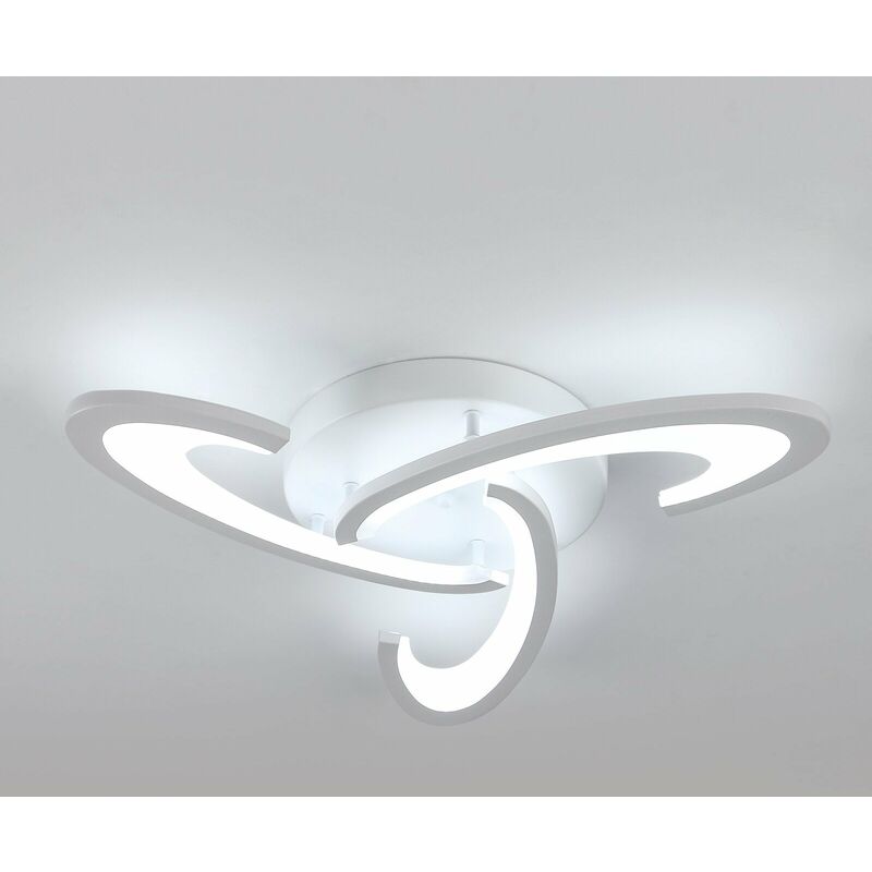 Image of Plafoniera led Design moderno Bianco Freddo 6000K Forma creativa del fiore Lampada a Soffitto Per soggiorno, camera da letto, sala da pranzo, ufficio