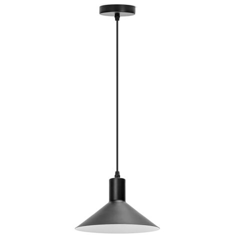 LAMPADARIO DA SOFFITTO SOSPENSIONE E27 FERRO ACCIAIO VINTAGE