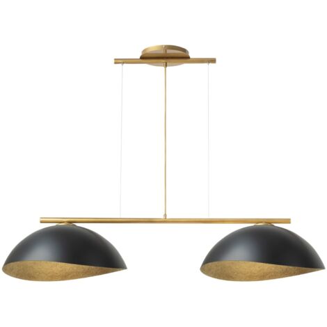 Lampadario decorativo Solar Sigma oro/nero 2xE27 48 cm
