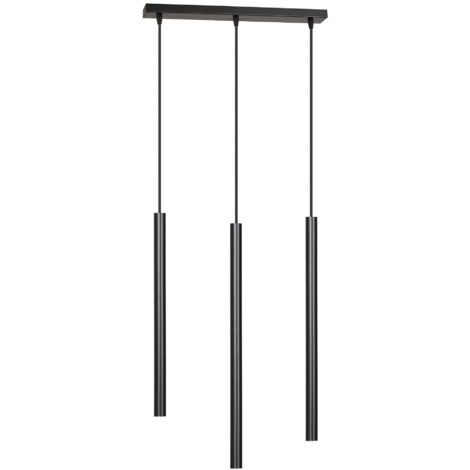 Lampadario Emibig Selter 3 Nero 3xG9 Alluminio H120cm