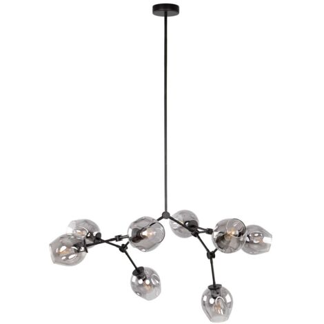 Lampadario FERRAL PND750758BKSG Italux
