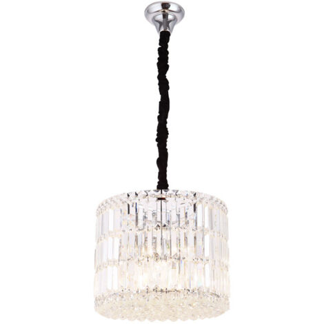 Lampadario glamour PUCCINI Ø40 10xE14 cromato Maxlight