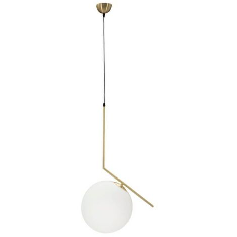 Lampadario "Glamy" struttura in metallo e vetro per interni