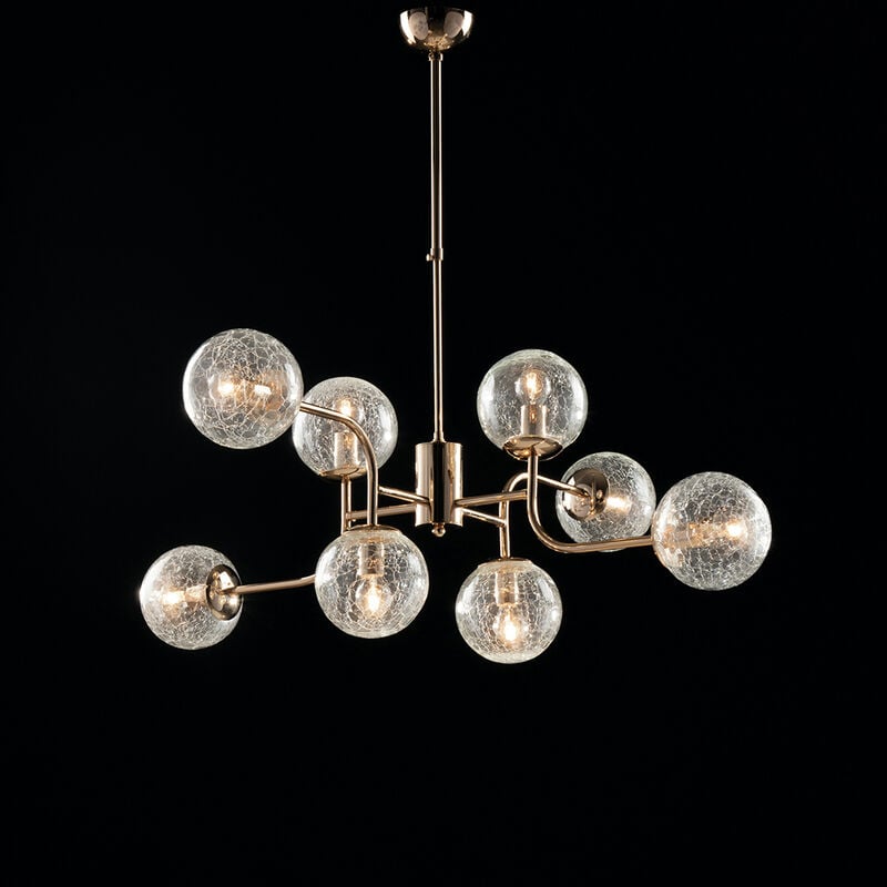Sospensione Design Moderno Contemporaneo Oro