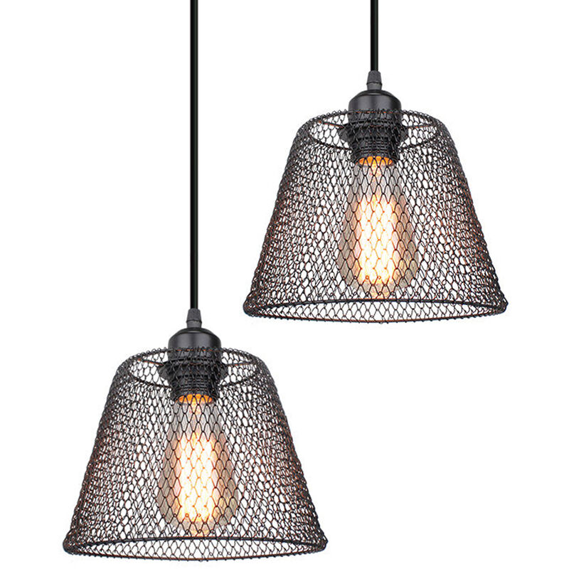 Lampadario in metallo, E27 Lampada a Sospensione