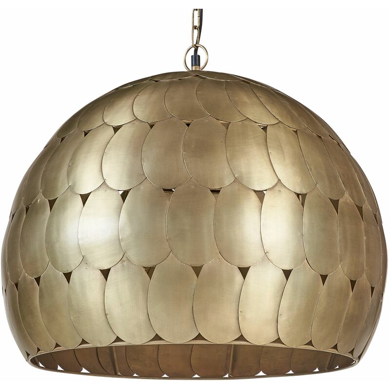 Image of Beliani - Lampadario in metallo in ottone forma a sfera Harangi - Ottone