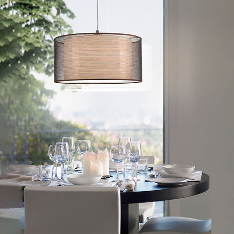 Lampadario moderno marrone