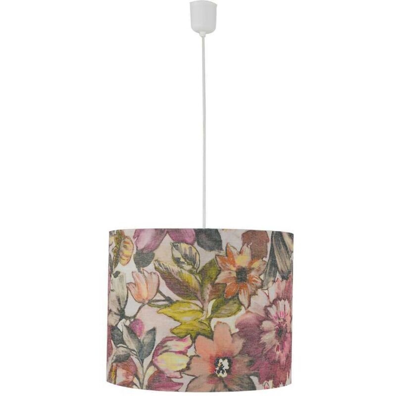 Lampadario in tessuto fantasia senza attacco cm