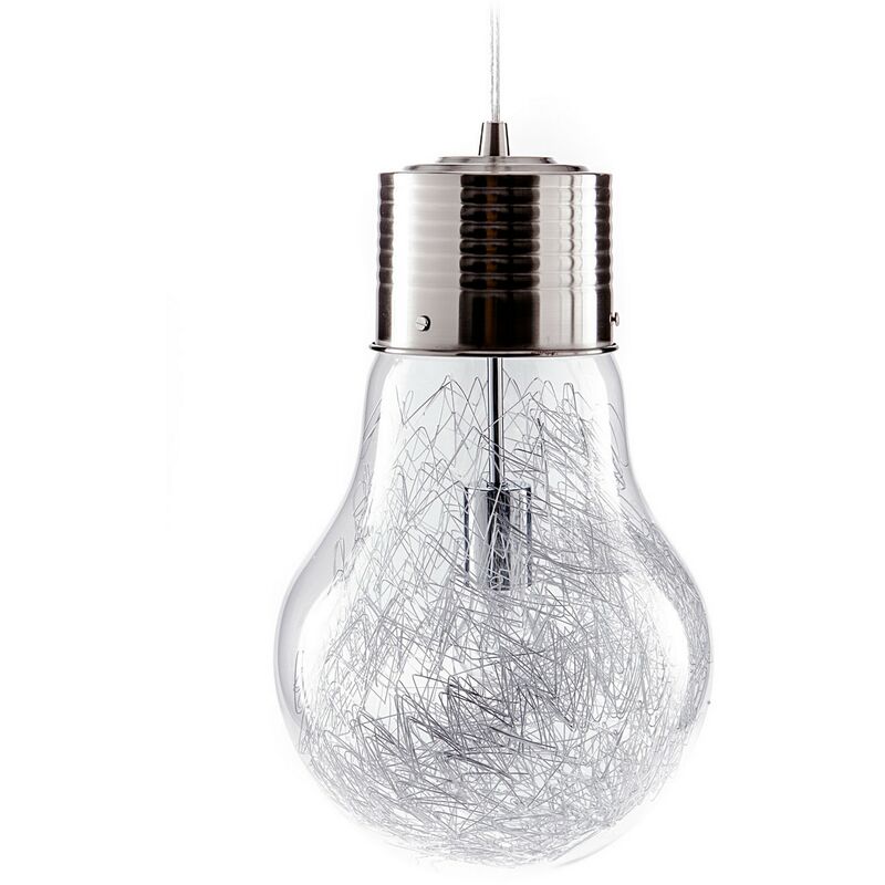 Oresteluchetta - Lampadario in vetro trasparente