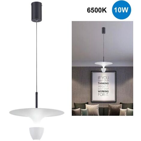 LAMPADARIO INDUSTRIALE SOSPENSIONE MODERNO SOFFITTO LUCE LED BIANCO FREDDO 6500K