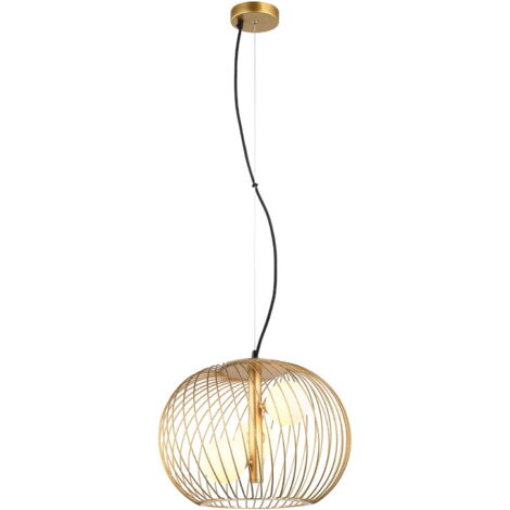 Lampadario Italux Clarisa moderno oro/bianco 3xG9 43cm acciaio