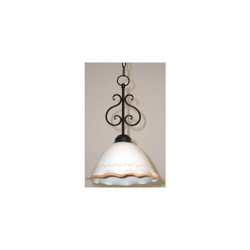 Lampadario lanterna applique ceramica diametro