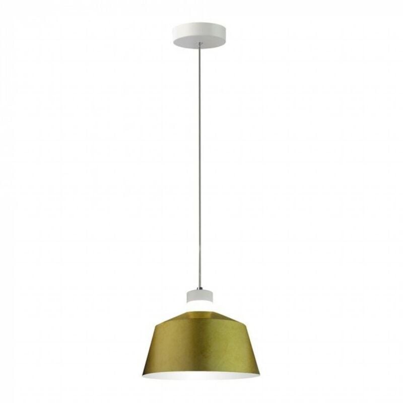 Lampadario led a Coppa in Metallo 7W Colore Oro Bianco Caldo - V-tac
