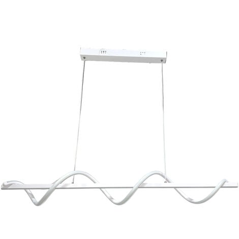 VETRINEINRETE Lampadario led a sospensione 36 watt lampada moderna twist bianco luce naturale 4000k