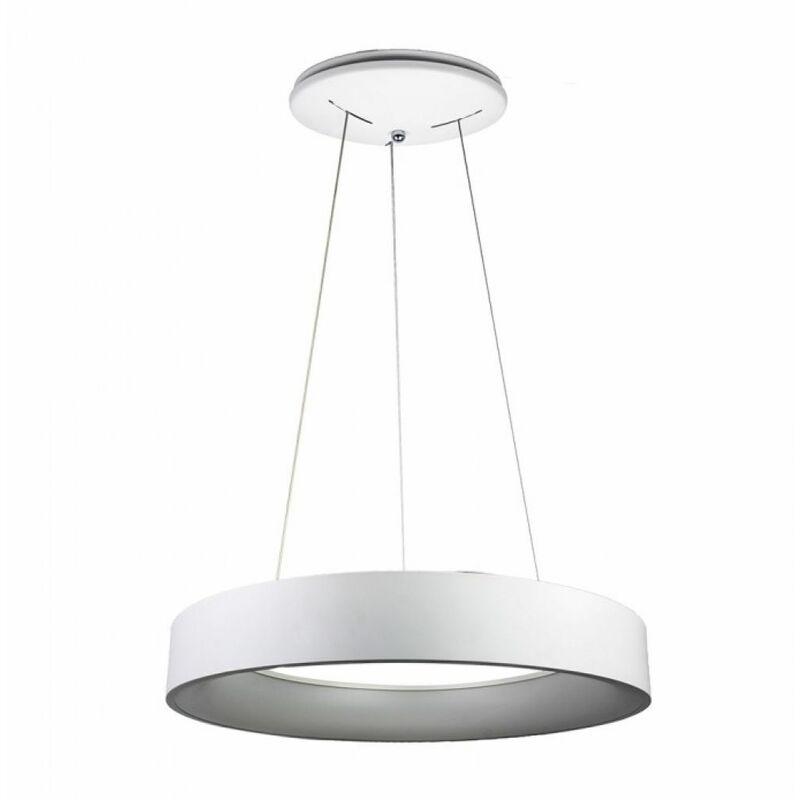 Image of 30W led surface smooth pendant light dimmable white 3000K