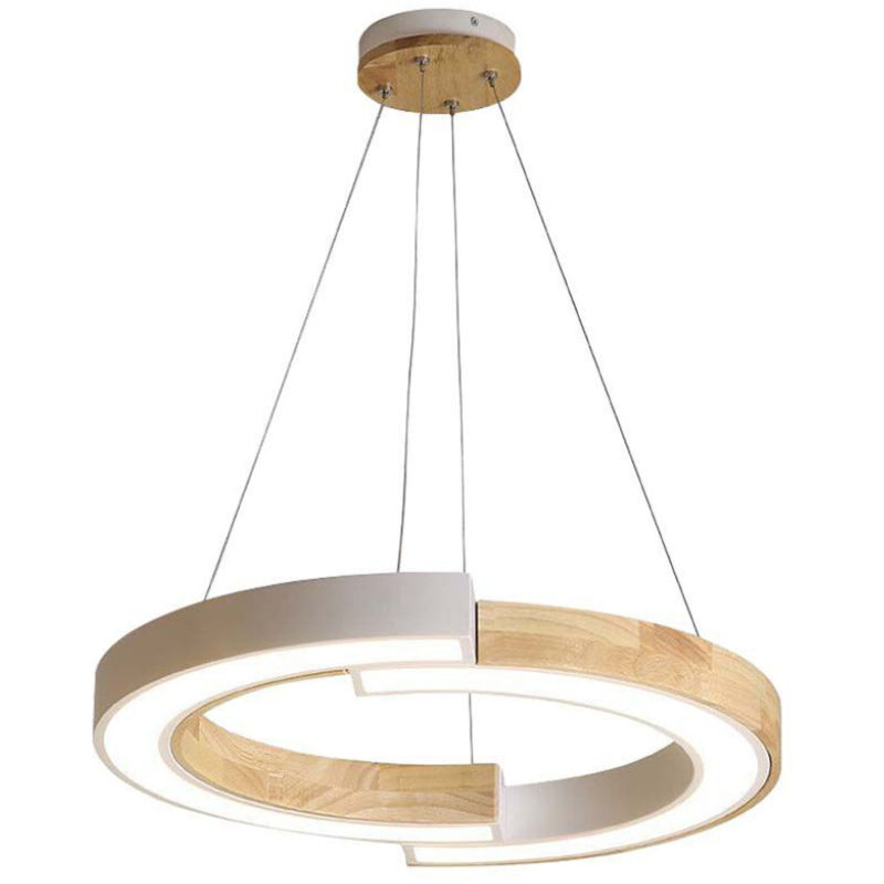 Lustre led V-tac avec 2 croissants de lune 32 w en bois 43 x 37 x 112 cm Blanc naturel Lustre led V-tac avec 2 croissants de lune 32 w en bois 43 x 37 x 112 cm Blanc naturel