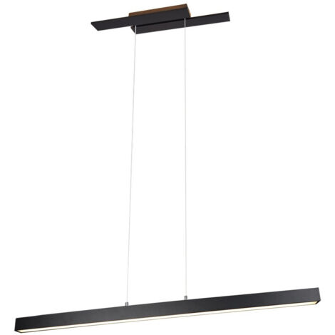 Lampadario LED BELFAST Trio nero 3 luci 44W 3000K IP20