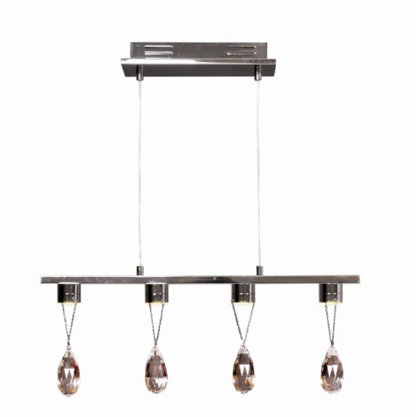 Lampadario LED Candellux Prisma cristalli 34-25708 cromato