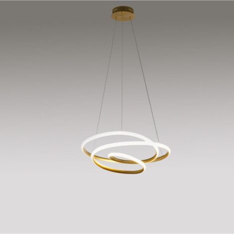 Lampadario led gea luce diva sp o moderna alluminio sospensione