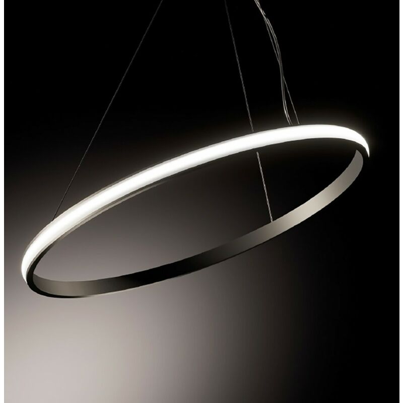 Image of Lampadario moderno gea luce iole s1 28w led alluminio sospensione