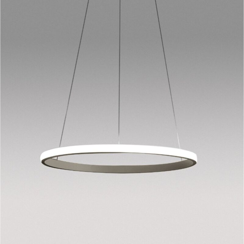 Image of Lampadario moderno gea luce iole s1 28w led alluminio sospensione