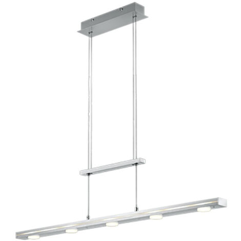 Lampadario LED Lacal 7 luci argento Trio 379190707