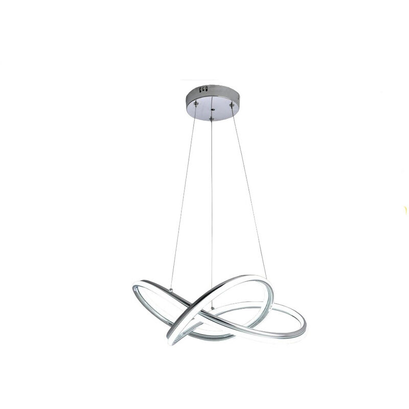 Image of Lampadario led moderno intrecciato lampada a sospensione 60 watt luce bianca fredda 6500k