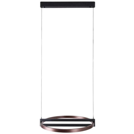 Lampadario LED moderno Singapur 48W Ø63 nero Maxlight