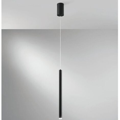 LAMPADARIO LED PYPE 5W D.6X200CM 3-4-6500K NERA.