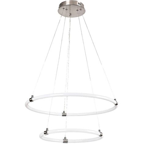 Lampadario LED telecomando dimmerabile 55W cromo Irelia Rabalux
