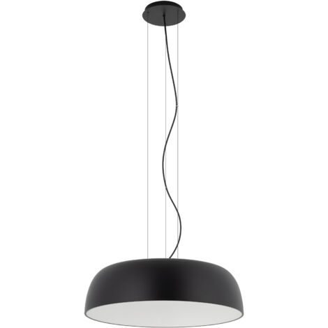 Lampadario loft nero Ø58 7xE27 Satellite M Nowodvorski