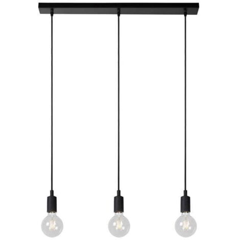 Lampadario Lucide FIX nero 3xE27 max 60W 08408/03/30