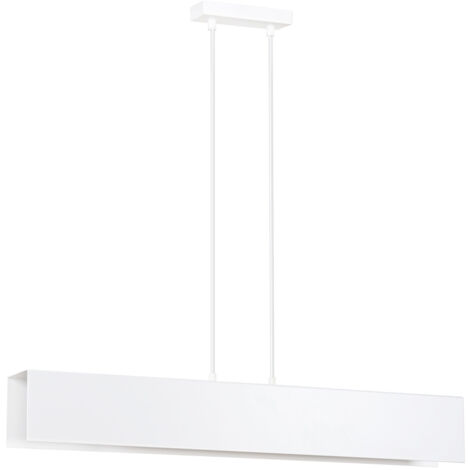 Lampadario Moderno 3 Luci Hachiman In Acciaio Bianco