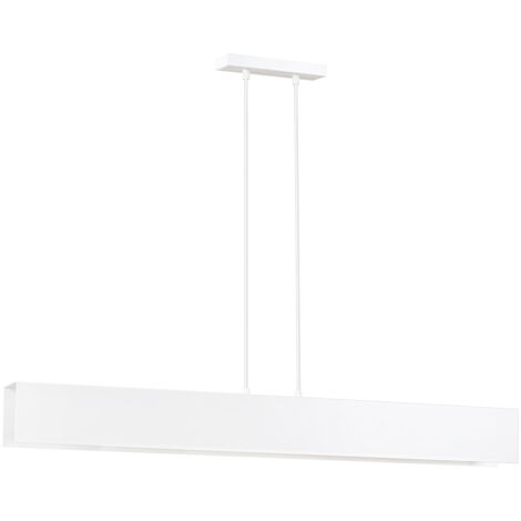 Lampadario Moderno 4 Luci Hachiman In Acciaio Bianco
