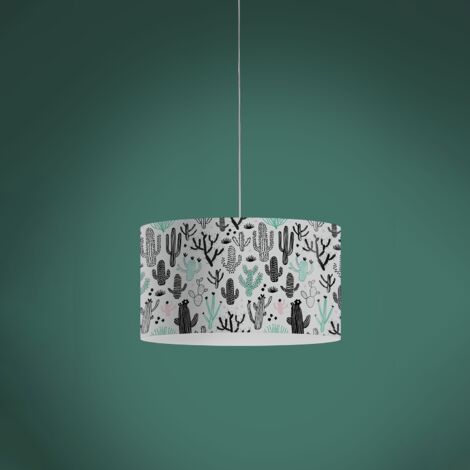 Lampadario Moderno Decolight Polilux ® Grafica Cactus 3 Luci E27